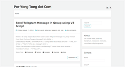 Desktop Screenshot of poryongtong.com